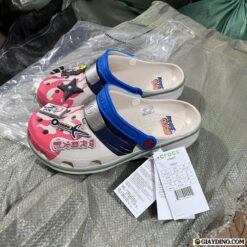 Dep Crocs Naruto Kem Do Xanh Shippuden Classic Minato Dép Crocs Naruto Kem Đỏ Xanh Shippuden Classic Minato