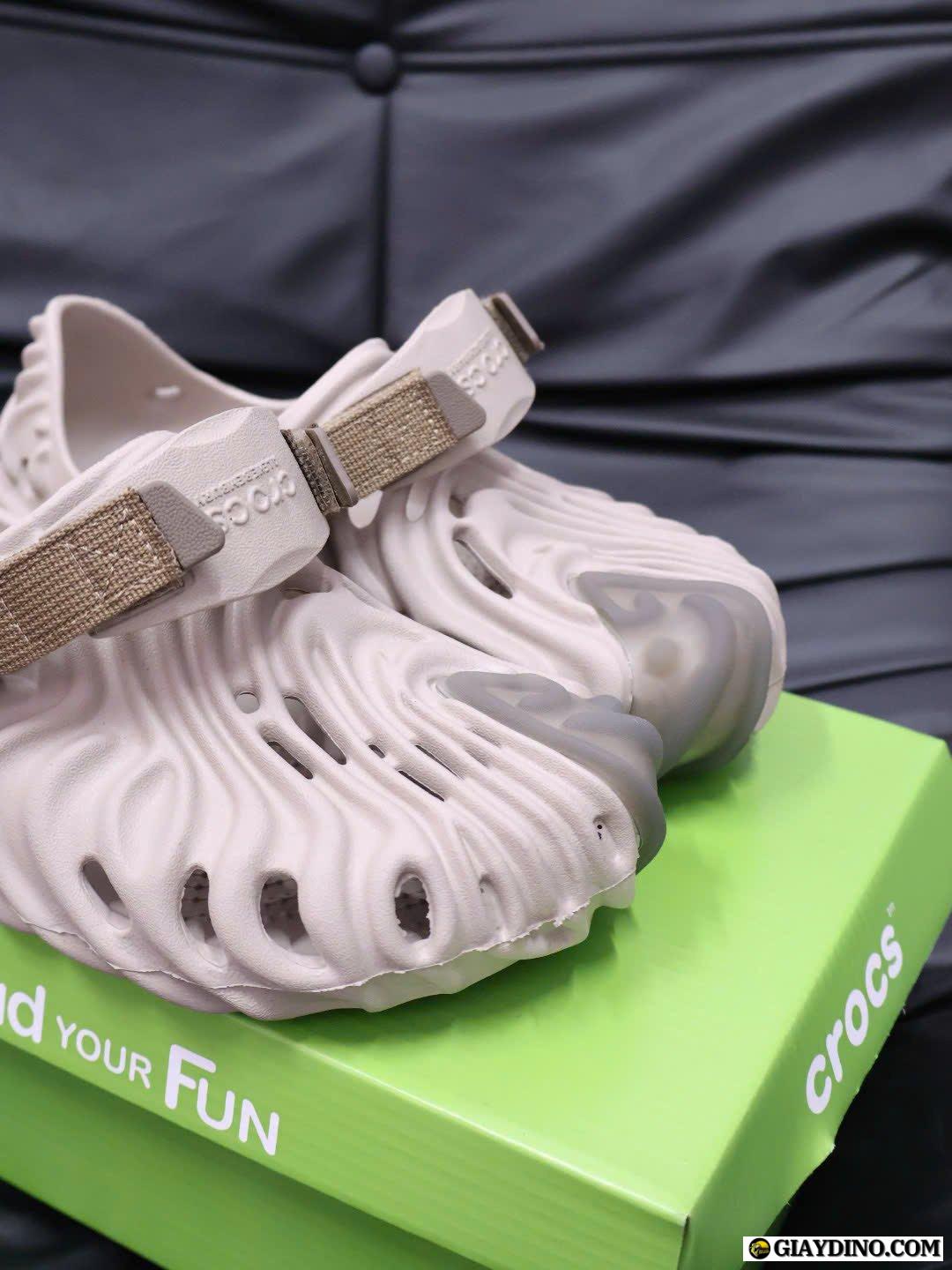 Dep Suc Crocs Salehe Bembury Pollex Clog Horchata Coffee Dép Sục Crocs Salehe Bembury Pollex Clog Horchata Coffee