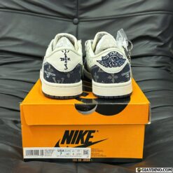 Giay Air Jordan 1 Low OG SP Travis Scott x Fragment Design Navy Blue White Giày Air Jordan 1 Low OG SP Travis Scott x Fragment Design Navy Blue White