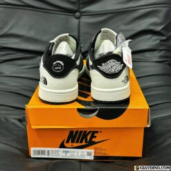 Giay Air Jordan 1 Low The North Face x Travis Scott White Black Giày Air Jordan 1 Low The North Face x Travis Scott White Black