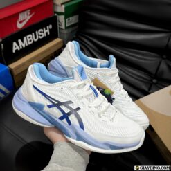 Giay Asics Court FF 3 Novak Mau Trang Xanh Giày Asics Court FF 3 Novak Màu Trắng Xanh
