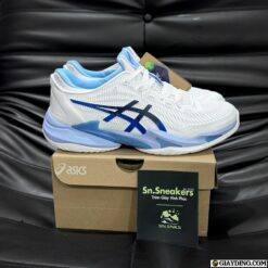 Giay Asics Court FF 3 Novak White Tuna Blue Giày Asics Court FF 3 Novak White Tuna Blue