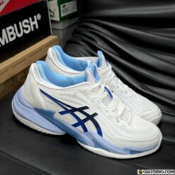 Giay Asics Novak Court FF 3 White Tuna White Blue Giày Asics Novak Court FF 3 White Tuna White Blue