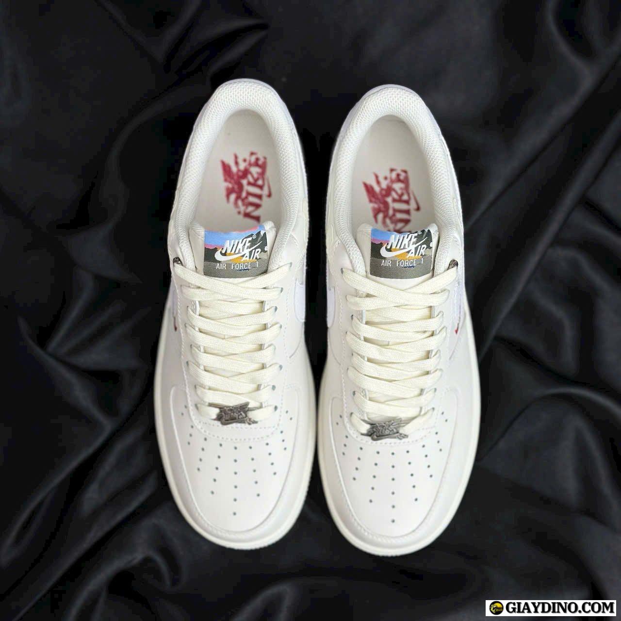 Giày Nike AF1 Low Pegasus Phantom White Red Giày Nike AF1 Low Pegasus Phantom White Red