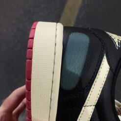 Giay Nike Air Jordan 1 Low OG Kem Den Hoa Tiet Giày Nike Air Jordan 1 Low OG Kem Đen Họa Tiết