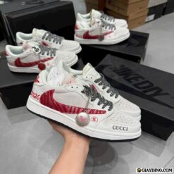 Giay Nike Air Jordan 1 Low Travis Scott GC 2026 White Red Giày Nike Air Jordan 1 Low Travis Scott GC 2026 White Red
