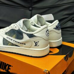 Giay Nike Air Jordan 1 Low Travis Scott x LV White Denim Blue Giày Nike Air Jordan 1 Low Travis Scott x LV White Denim Blue