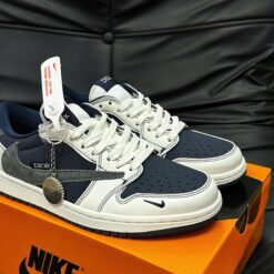 Giay Nike Air Jordan Low Travis Dior Xam Xanh Navy Giày Nike Air Jordan Low Travis Dior Xám Xanh Navy