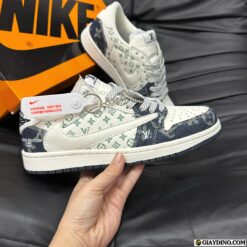 Giay Nike Air Jordan Low Travis LV Navy Blue White Trang Xanh Navy Giày Nike Air Jordan Low Travis LV Navy Blue White Trắng Xanh Navy