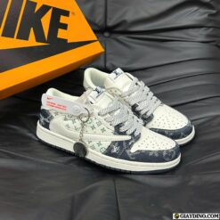 Giay Nike Air Jordan Low Travis LV Trang Xanh Navy Giày Nike Air Jordan Low Travis LV Trắng Xanh Navy