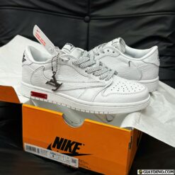 Giay Nike Air Jordan Low Travis LV White Trang Giày Nike Air Jordan Low Travis LV White Trắng