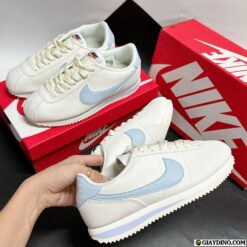 Giay Nike Cortez Kem Xanh White Light Armory Blue Giày Nike Cortez Kem Xanh White Light Armory Blue