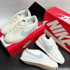 Giay Nike Cortez Trang Xanh White Blue Giày Nike Cortez Trắng Xanh White Blue
