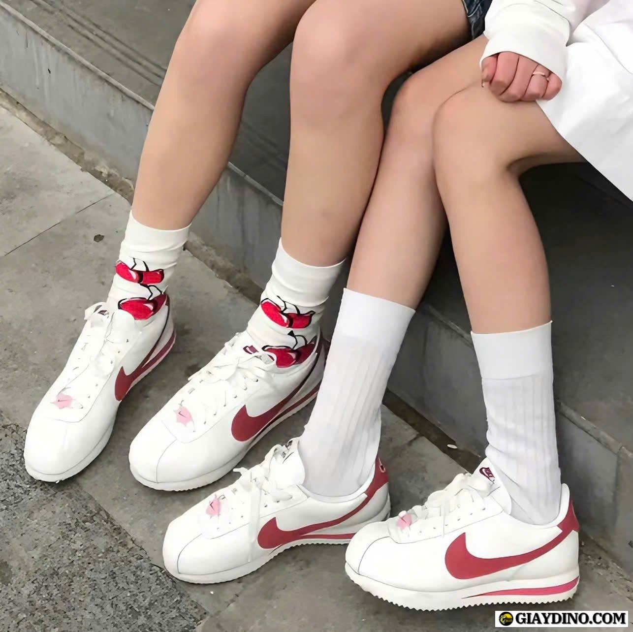Giày Nike Cortez Valentines Day 2024 Trắng Đỏ Giày Nike Cortez Valentines Day 2024 Trắng Đỏ