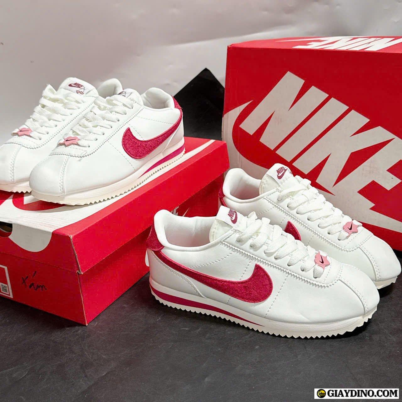 Giày Nike Cortez Valentine’s Day White Red Trắng Đỏ Giày Nike Cortez Valentine’s Day White Red Trắng Đỏ