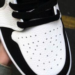 Giay Nike Jordan 1 Low White Black Trang Den Giày Nike Jordan 1 Low White Black Trắng Đen