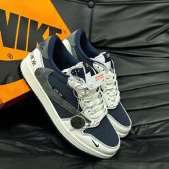 Giay Nike Jordan Low Travis Dior Xam Xanh Navy Giày Nike Jordan Low Travis Dior Xám Xanh Navy