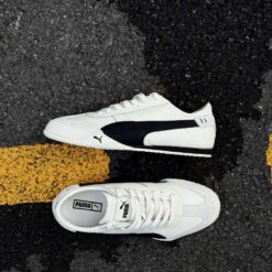 Giay Puma Bella UT Leather Warm White Black Trang Den Giày Puma Bella UT Leather Warm White Black Trắng Đen