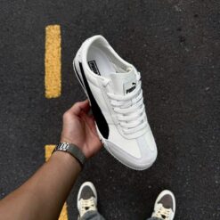 Giay Puma Bella UT Leather White Black Trang Den Giày Puma Bella UT Leather White Black Trắng Đen