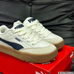 Giay Puma Classic Low White Navy Giày Puma Classic Low White Navy