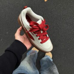 Giay Puma Classic Low White Red Giày Puma Classic Low White Red