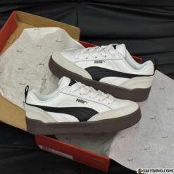 Giay Puma De Nau White Black Giày Puma Đế Nâu White Black