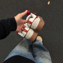 Giay Puma Park Life Style De Nau Trang Do Giày Puma Park Life Style Đế Nâu Trắng Đỏ