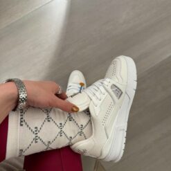 Giay sneaker Louis Vuitton nam mau trang Giày sneaker Louis Vuitton nam màu trắng