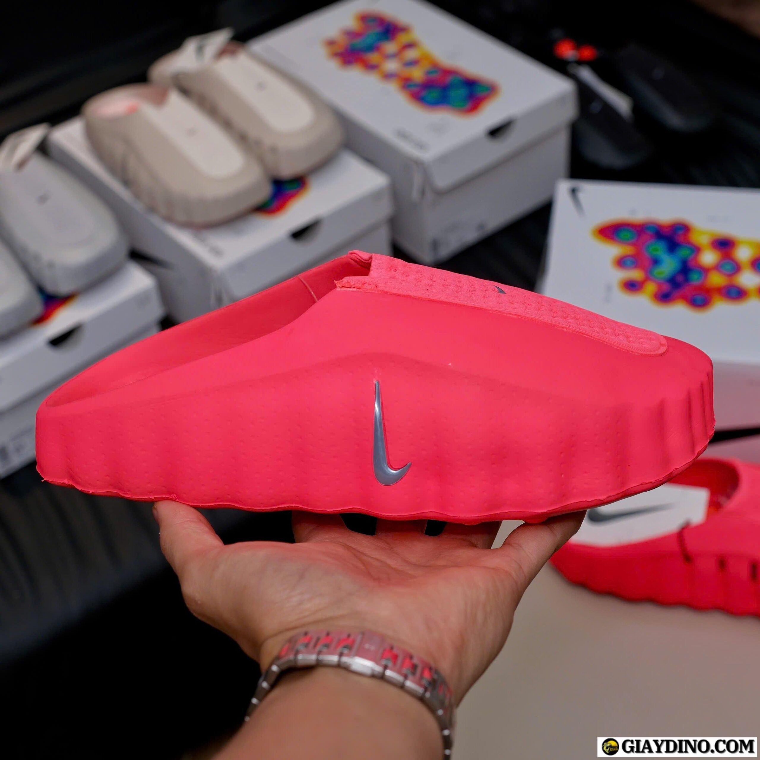 Dép Nike Mind 001 Đỏ Slide Solar Red Dép Nike Mind 001 Đỏ Slide Solar Red