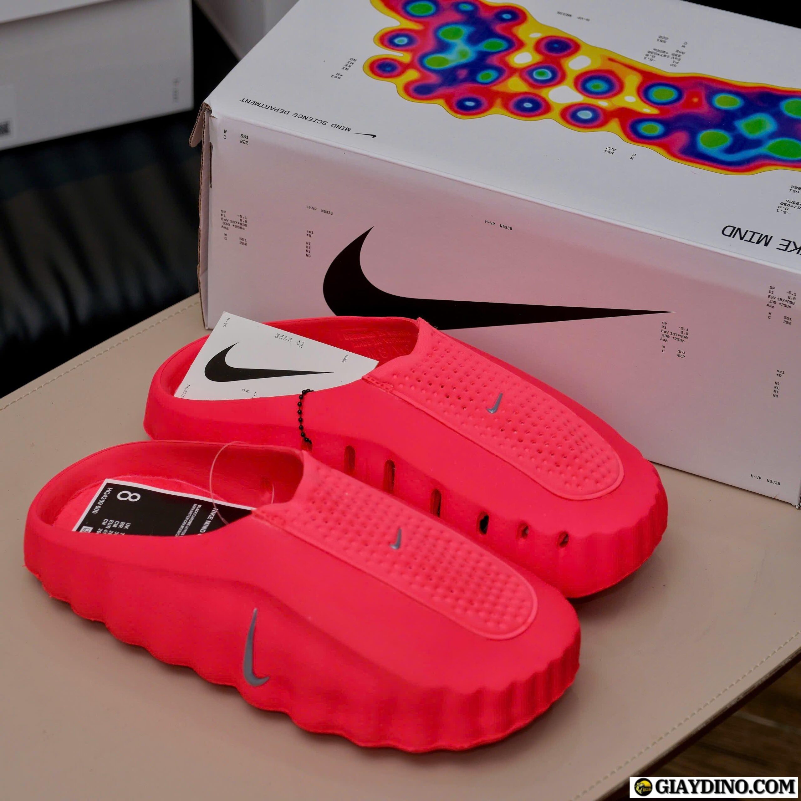 Dép Nike Mind 001 Slide Solar Red Đỏ Dép Nike Mind 001 Slide Solar Red Đỏ