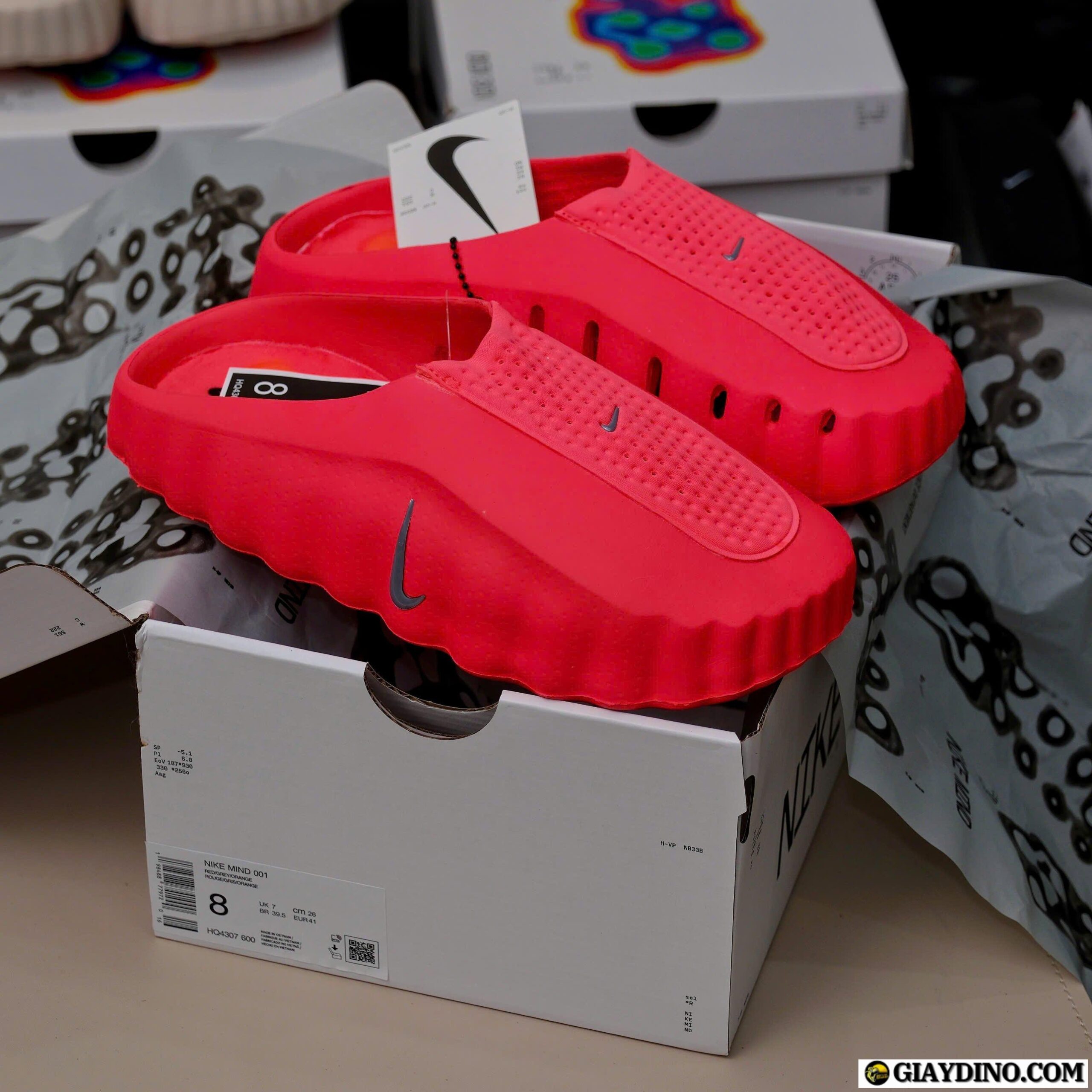 Dép Nike Mind 001 Solar Red Đỏ Dép Nike Mind 001 Solar Red Đỏ