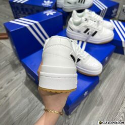 Giay Adidas Forum 84 Low Trang Soc Den Giày Adidas Forum 84 Low Trắng Sọc Đen