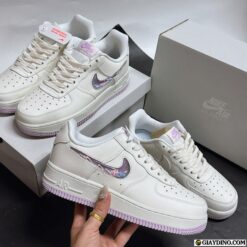 Giay Nike Air Force 1 LV8 3 White Trang Hong Giày Nike Air Force 1 LV8 3 White Trắng Hồng