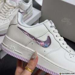 Giay Nike Air Force 1 Swoosh Thach Trang Hong Giày Nike Air Force 1 Swoosh Thạch Trắng Hồng