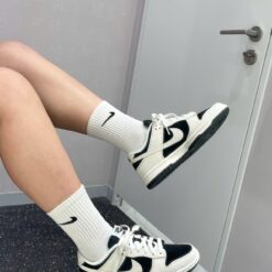 Giay Nike Dunk Embossed Baroque Trang Den Black White Giày Nike Dunk Embossed Baroque Trắng Đen Black White