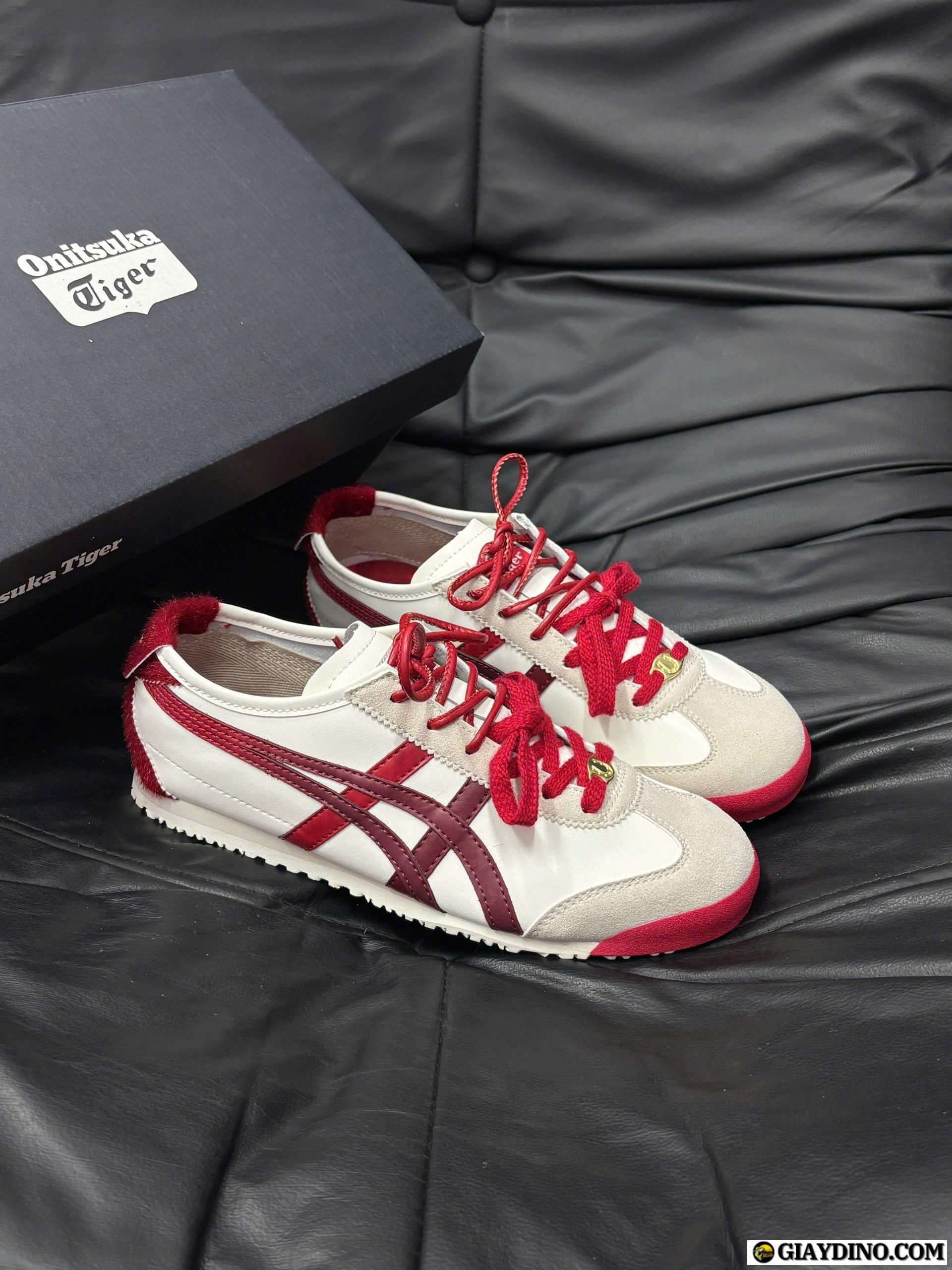 Giày Onitsuka Tiger Mexico 66 White Red Unisex Giày Onitsuka Tiger Mexico 66 White Red Unisex