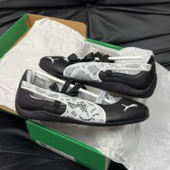 Giay Puma Speedcat Ballet Lace Silver Black Den Bac Giày Puma Speedcat Ballet Lace Silver Black Đen Bạc