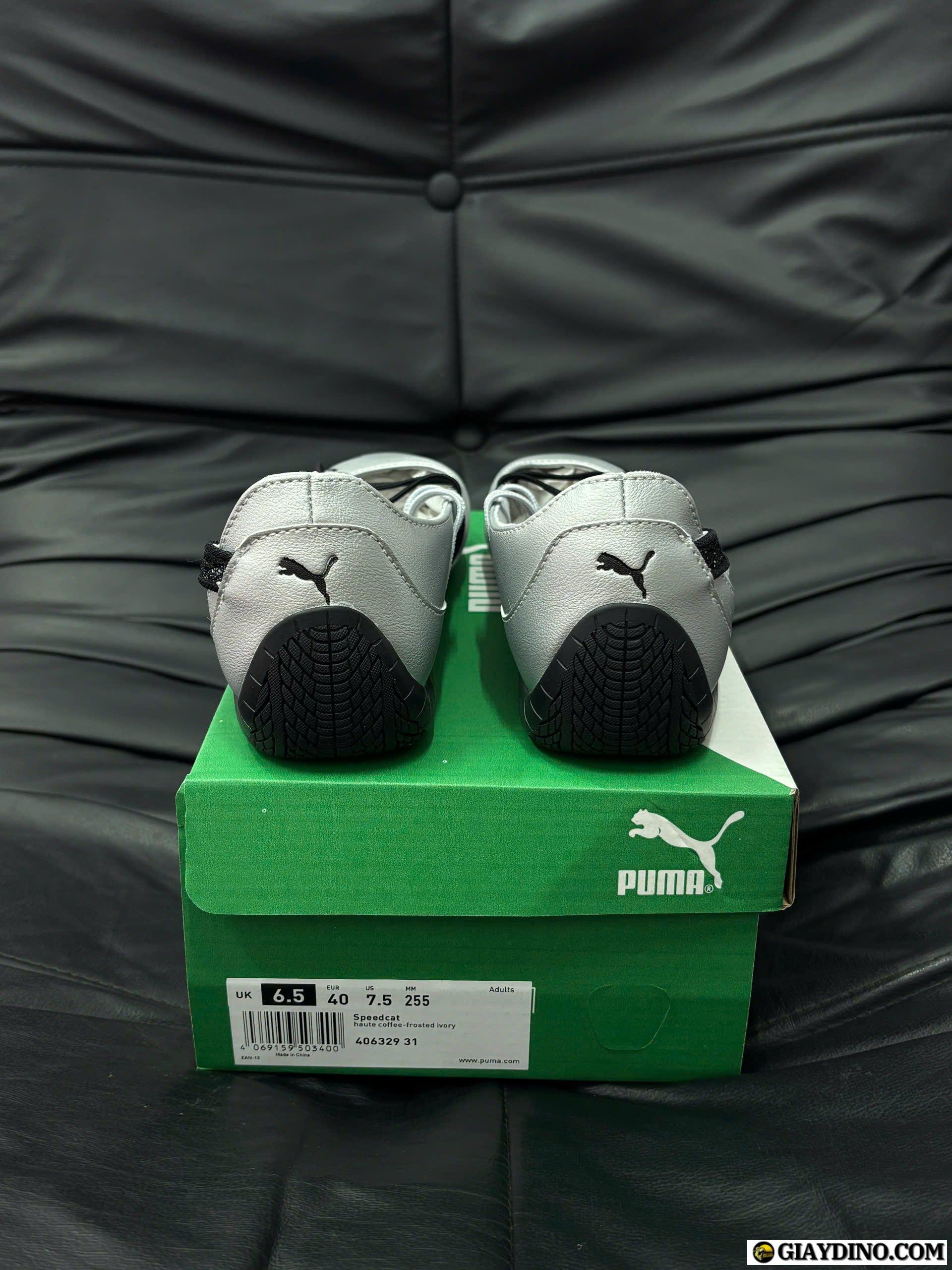 Giày Puma Speedcat Ballet Silver Metallic Black Lace Edition Giày Puma Speedcat Ballet Silver Metallic Black Lace Edition