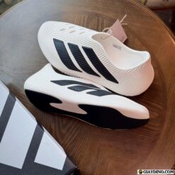 Dep Adidas Purechill Runner Core White Trang Soc Den Dép Adidas Purechill Runner Core White Trắng Sọc Đen