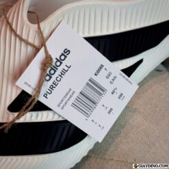 Dep Adidas Purechill Runner Trang Soc Den Core White Dép Adidas Purechill Runner Trắng Sọc Đen Core White