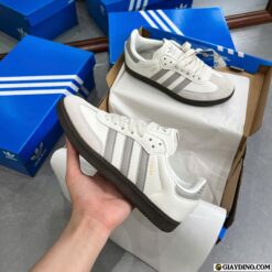 Giay Adidas Samba OG White Granite Like Auth Giày Adidas Samba OG White Granite Like Auth