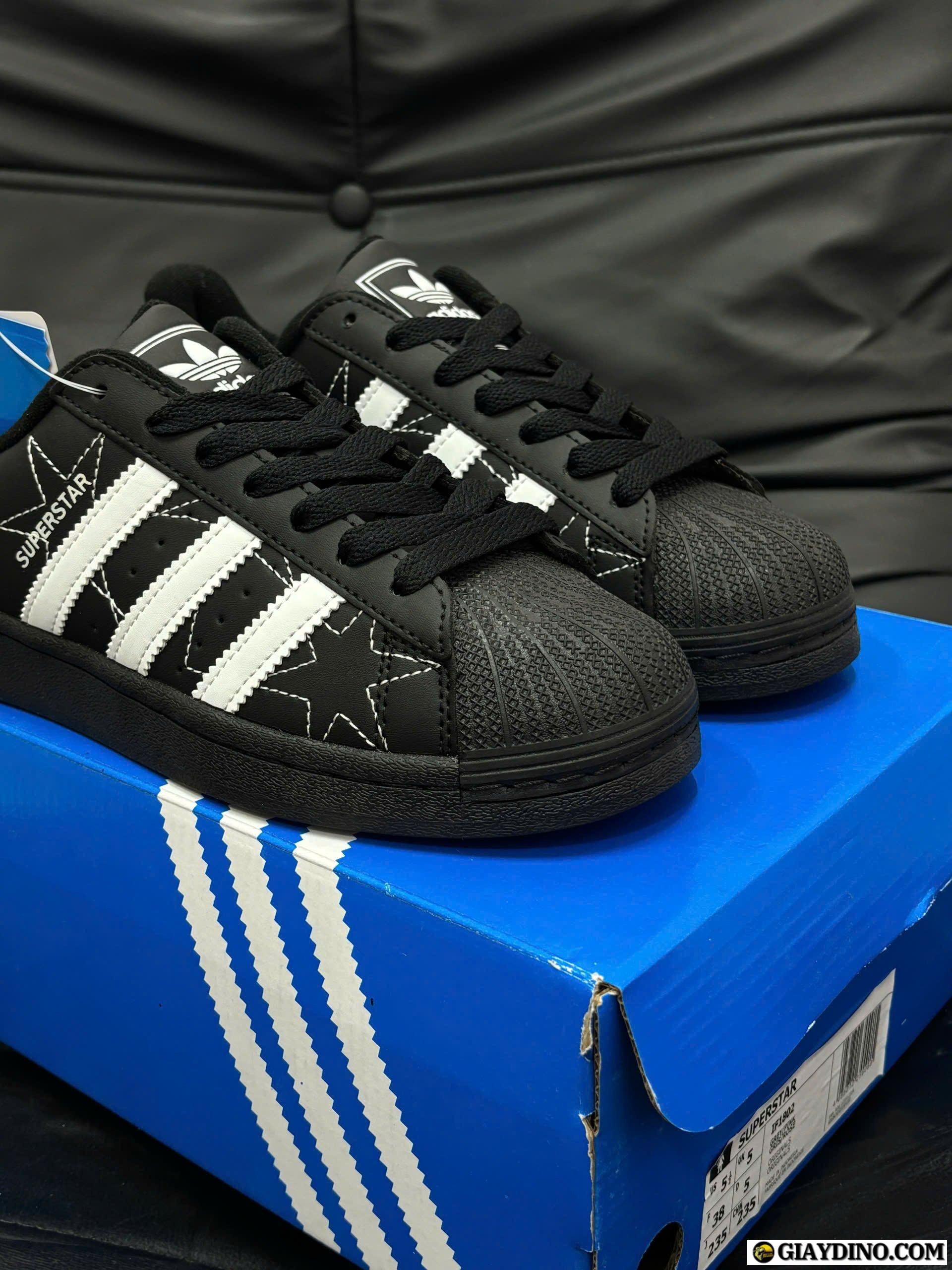 Giày Adidas Superstar II Đen Trắng Giày Adidas Superstar II Đen Trắng