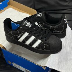 Giay Adidas Superstar II W Den Trang Like Auth Giày Adidas Superstar II W Đen Trắng Like Auth