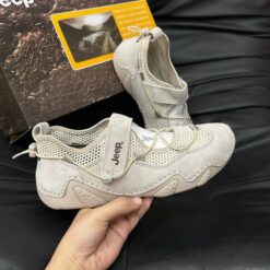 Giay Bup Be Jeep Mary Jane Mau Xam Classic Giày Búp Bê Jeep Mary Jane Màu Xám Classic