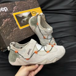 Giay Jeep Mary Jane Cushioned Gray Green Orange Giày Jeep Mary Jane Cushioned Gray Green Orange