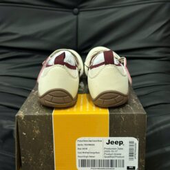 Giay Jeep Mary Jane Low Top Beige Red Full Box Giày Jeep Mary Jane Low Top Beige Red Full Box