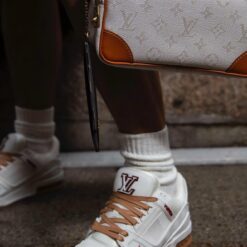 Giay Louis Vuitton Trainer Maxi Trang Nau Nang Chieu Cao Giày Louis Vuitton Trainer Maxi Trắng Nâu Nâng Chiều Cao