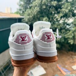 Giay Louis Vuitton Trainer Maxi White Brown Giày Louis Vuitton Trainer Maxi White Brown