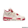 Giày Nike Air Jordan 4 Valentines Day 2026 Trắng Đỏ