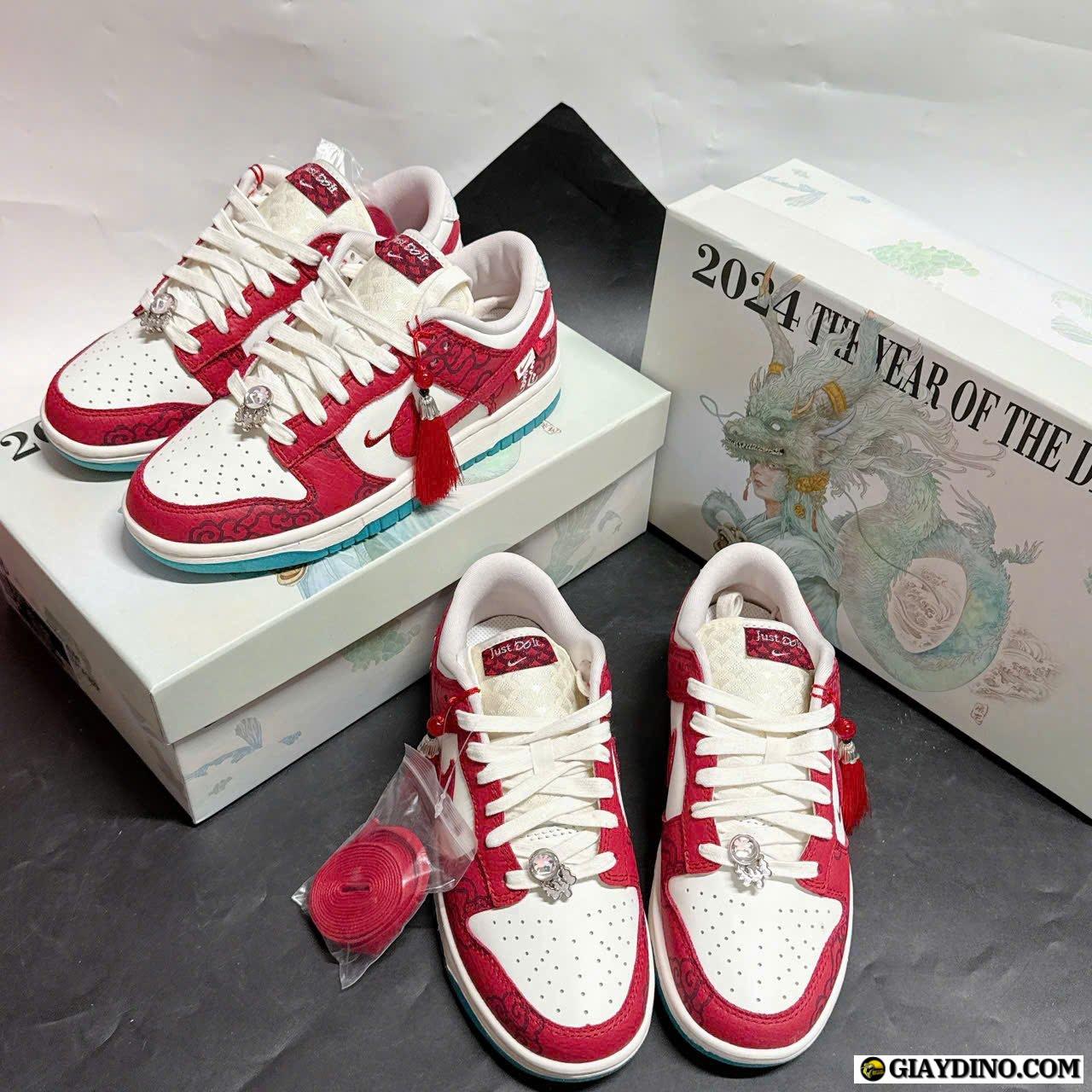 Giày Nike Dunk Low White Red Giày Nike Dunk Low White Red